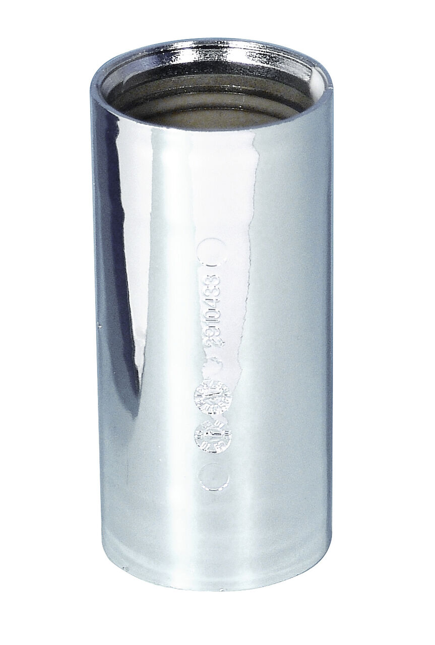 2910443 Muff Ø32 instick krom