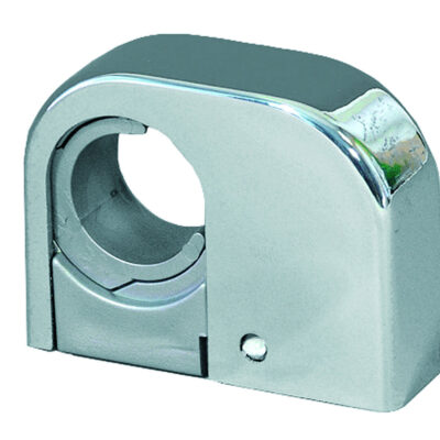 Enkel rørbærer Ø22/28 forkromet