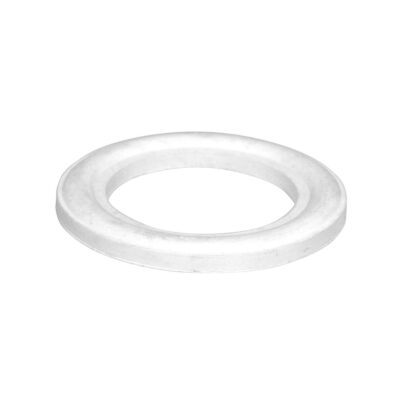 Gummipackning vit m välvd undersida