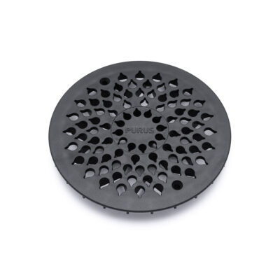 Golvbrunnssil Drop 150 plast svart