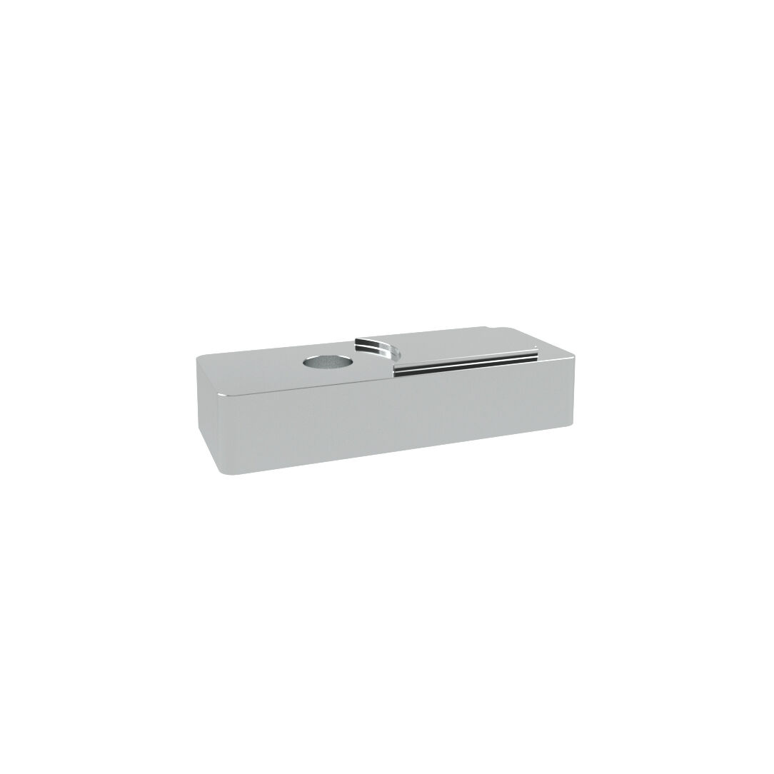3858068 Purus Clip Dist.kloss Ø12-16 enkel krom