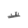 Purus Clip limplatta Ø12-16 enkel krom