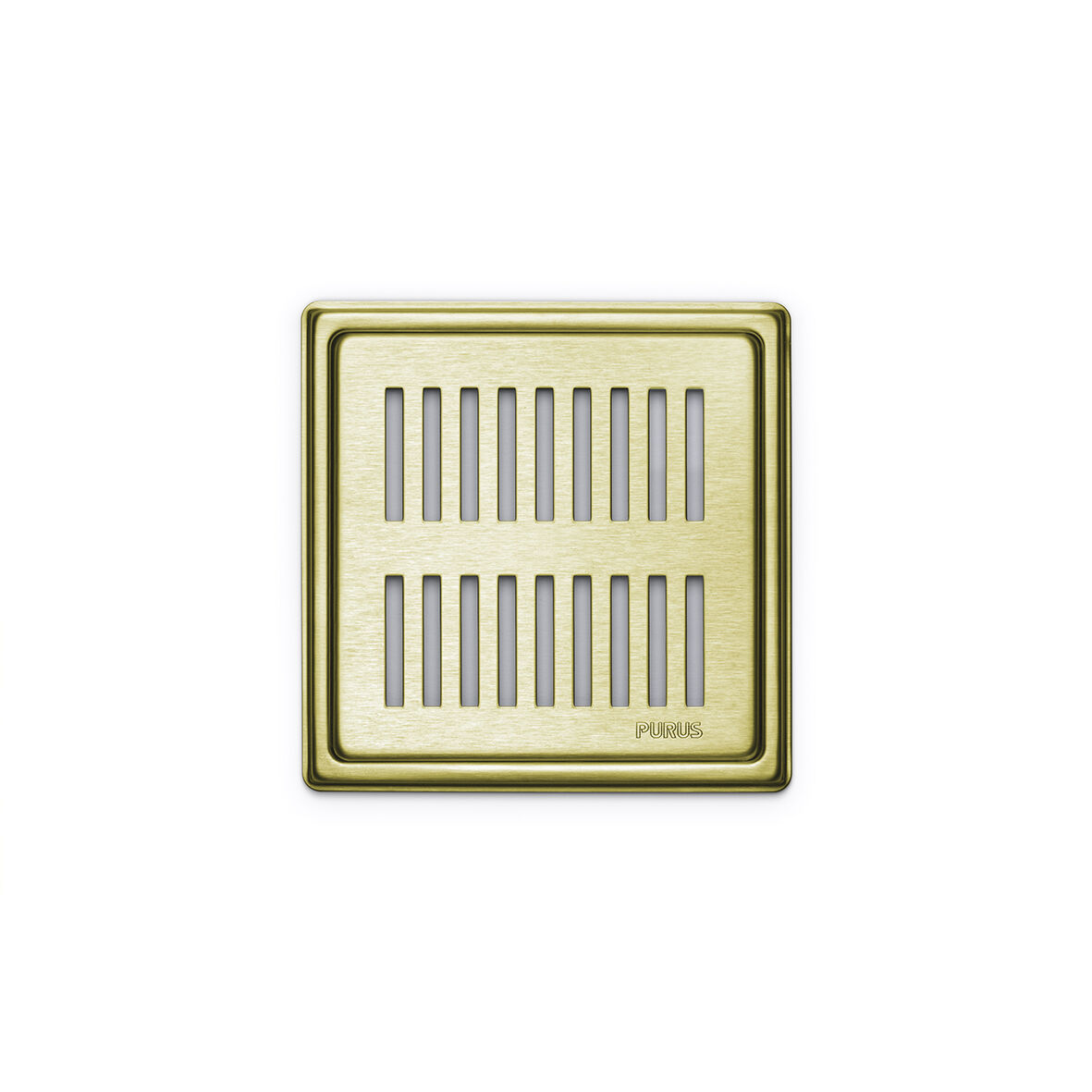 Purus Square Chess Purus Square Rib mässing 154x154